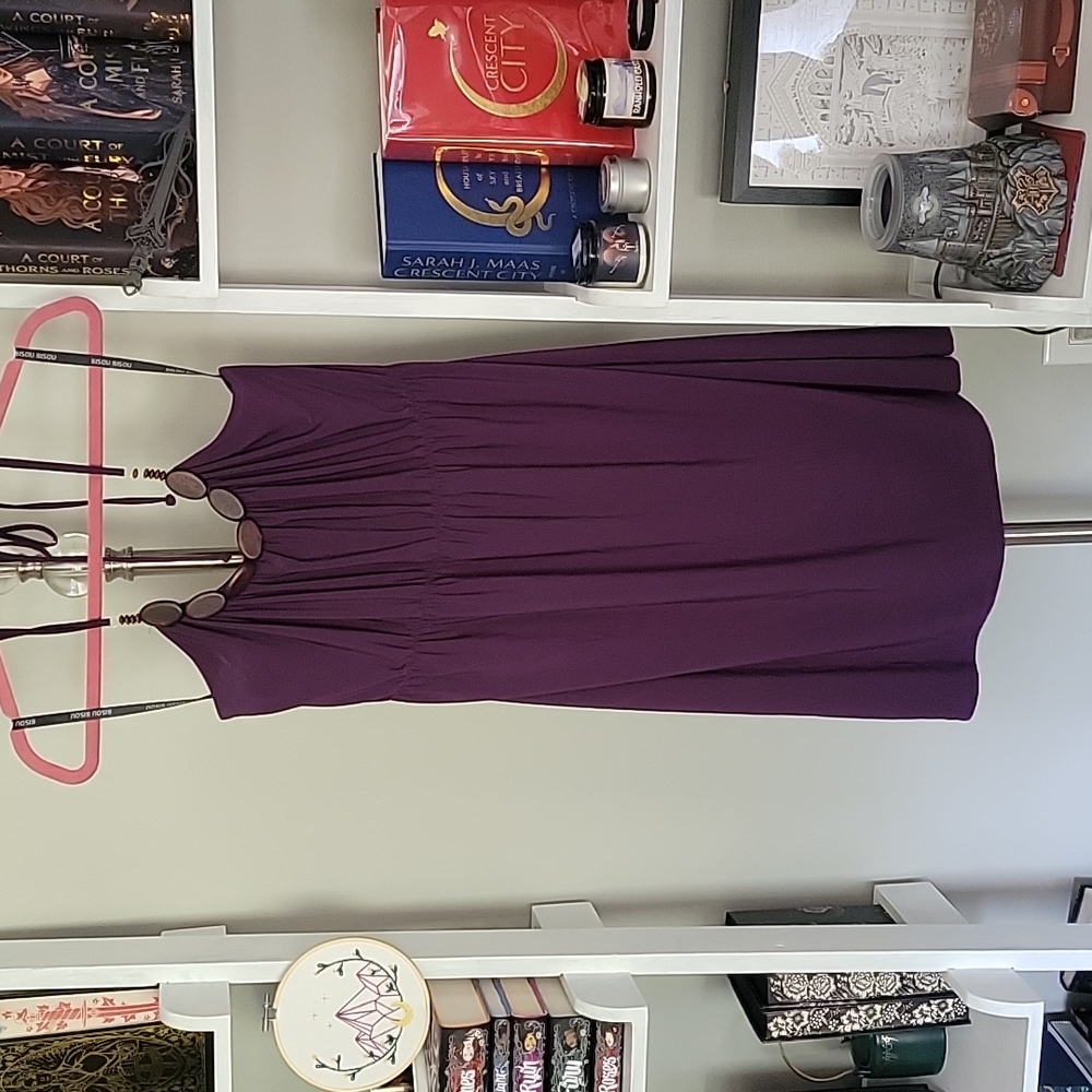 Bisou Bisou tie halter Dress
